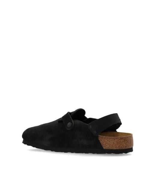 Birkenstock Black Tokio Suede Slingback Sandals for men