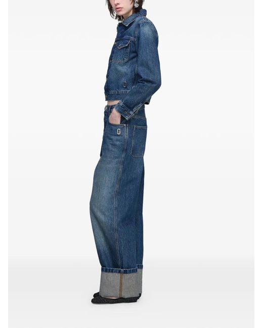 Marc Jacobs Blue Shrunken Denim Jacket