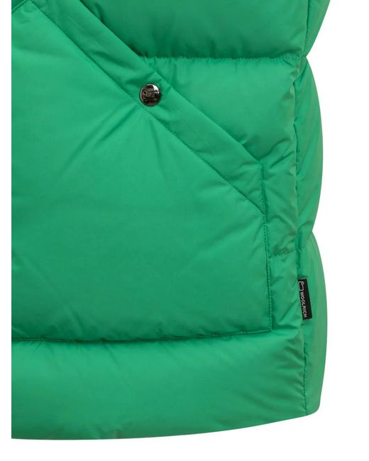 Woolrich Green Gilet À Poches for men