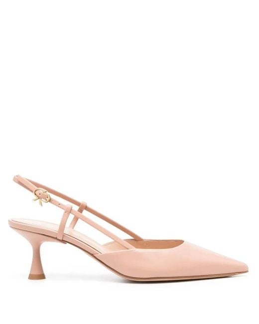 Gianvito Rossi Pink Ascent 55 Shoes