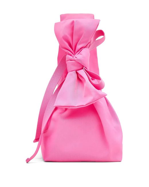 Marc Jacobs Pink The Bow Nylon Sack Tasche
