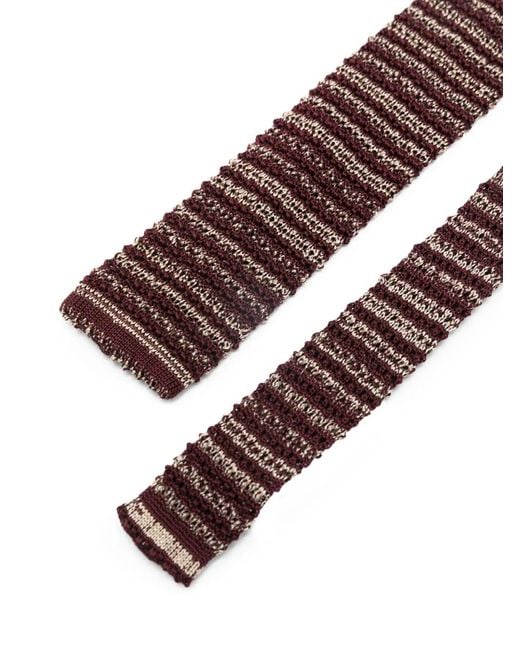 Alysi Purple Striped Tie