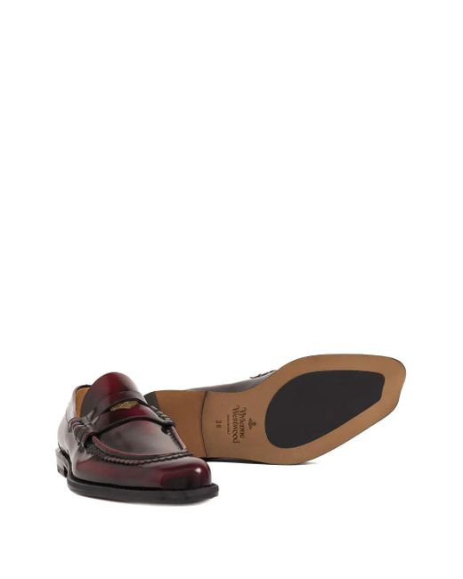 Vivienne Westwood Brown Tuesday Coin Loafers