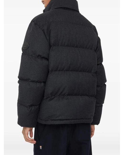 Burberry Black Wool Snowdon Puffer Jacket for men