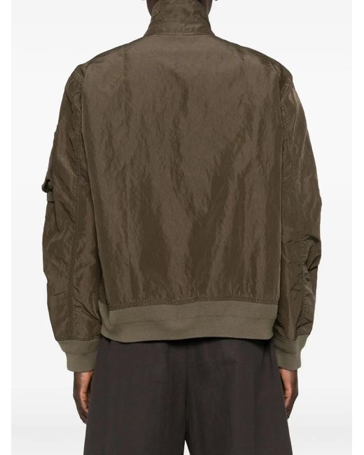 Sacai Green Veste À Empiècements Bicolores for men