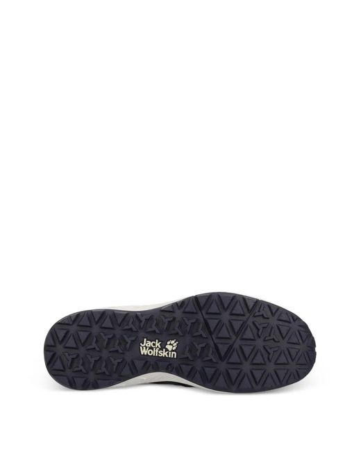 Jack Wolfskin Black Baskets À Détails De Découpes
