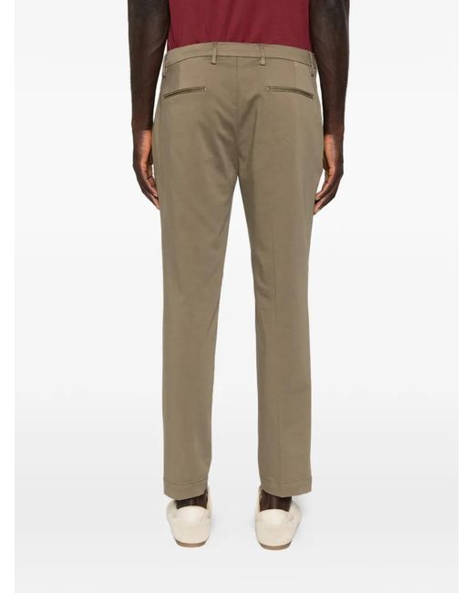 Entre Amis Natural Arno Pocket Pleated Trousers for men