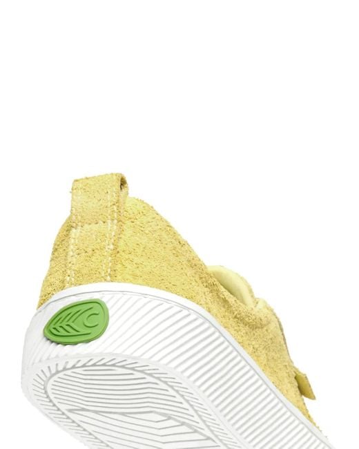 CARIUMA Yellow Oca Low Low-Top Suede Sneakers