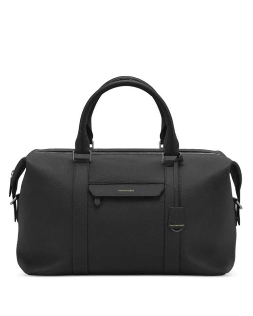 Sac Fourre-Tout Extensible En Cuir Maison De Sabre en coloris Black