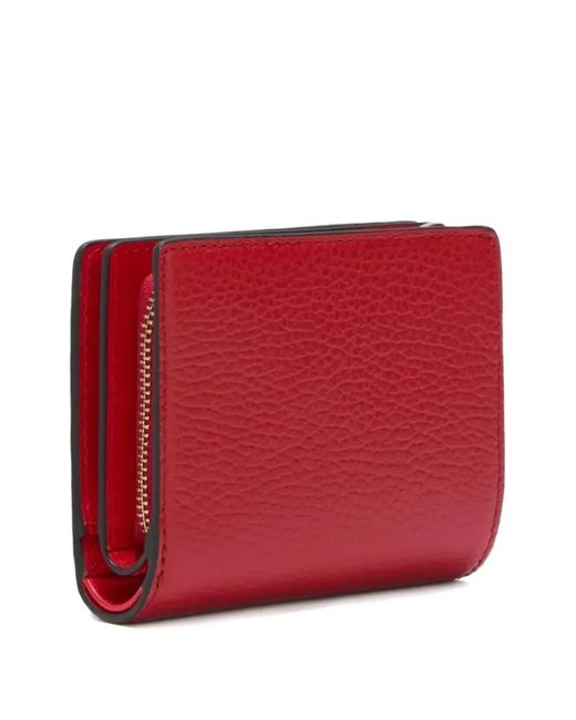 Furla Red Bear-Print Wallet