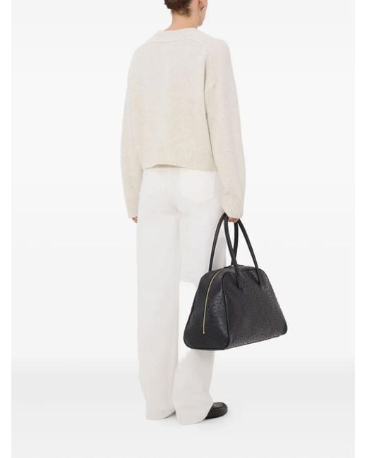 Loulou de Saison White Bruzzi Lds Sweater