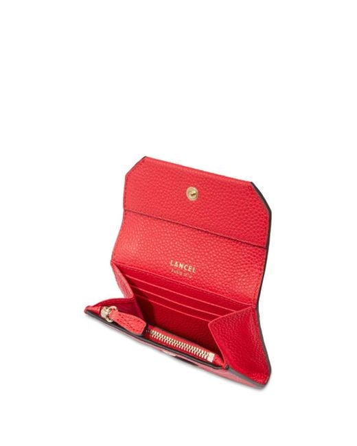 Lancel Red Mini Ninon Wallet