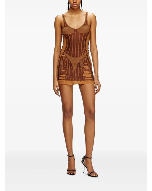 DIESEL Brown Dresses