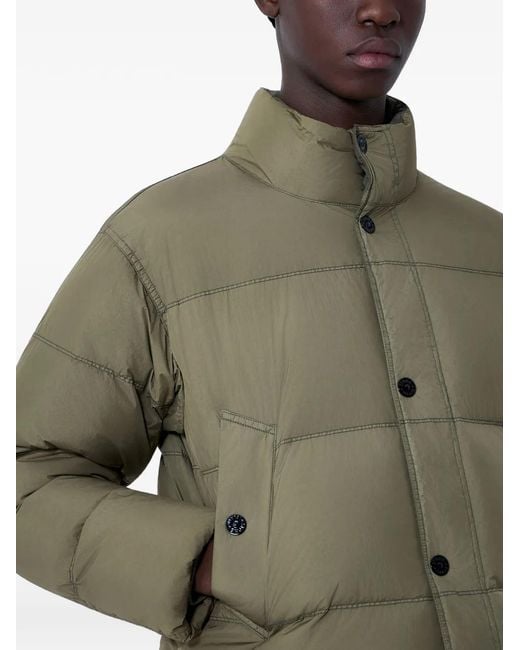Stone Island Gray Stylish Bomber Jacket for men