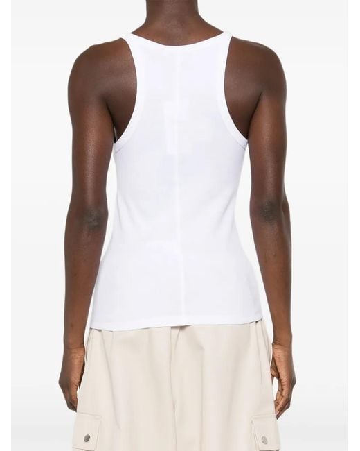 IRO White Palisso Cotton Tank Top