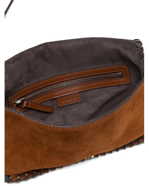 Staud Brown Harlow Schultertasche
