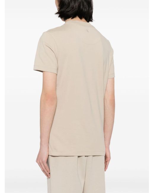 Camiseta con logo estampado Calvin Klein de hombre de color Natural