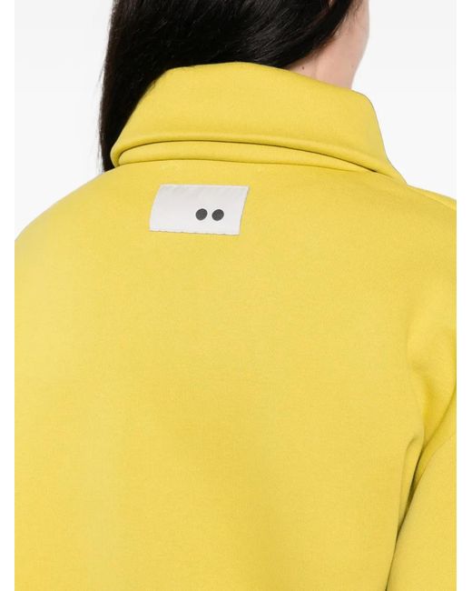 THE M.. Yellow Hofu Half-Zip Sweatshirt