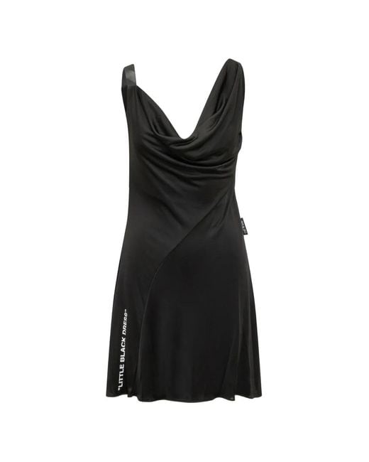 Off-White c/o Virgil Abloh Black Jer Fluid Little Dress
