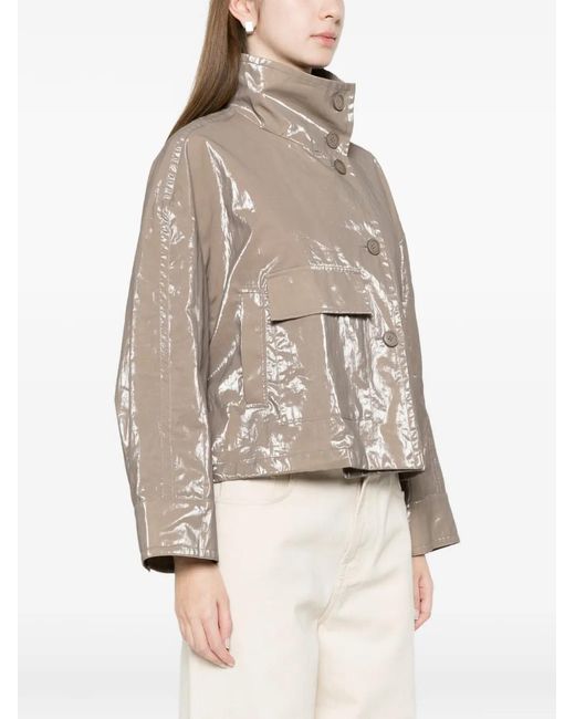 DUNO Natural Button Flap-Pocket Jacket