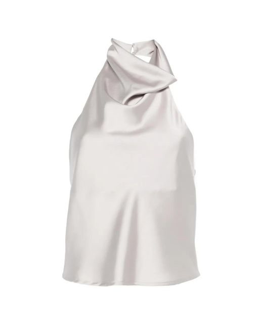 Imperial White Halterneck Top