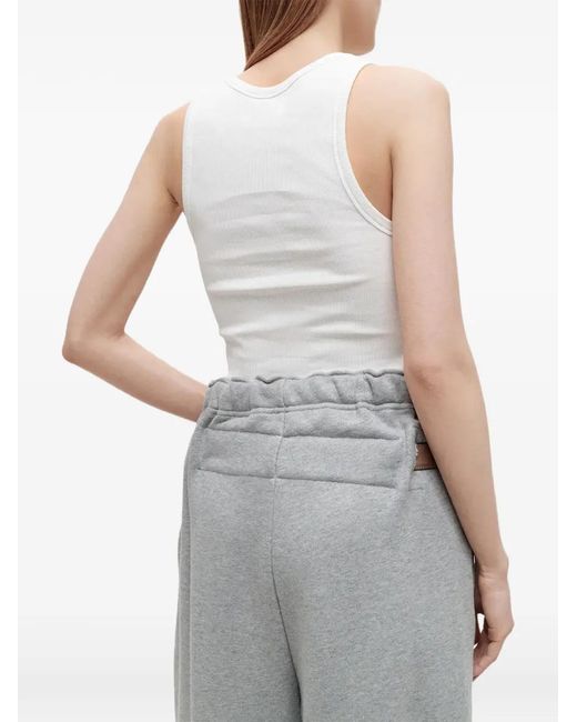 Magliano White Logo-Lettering Vest