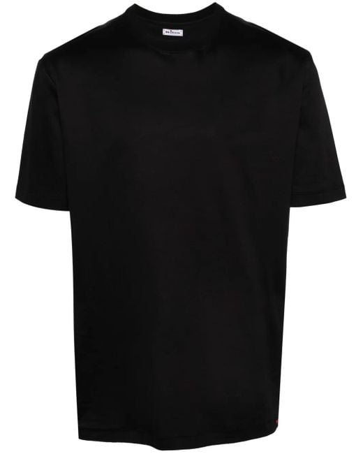 Camiseta de manga corta Kiton de hombre de color Black