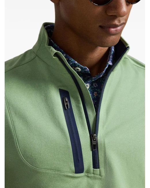 Ralph Lauren Green Zip Sweatshirt for men