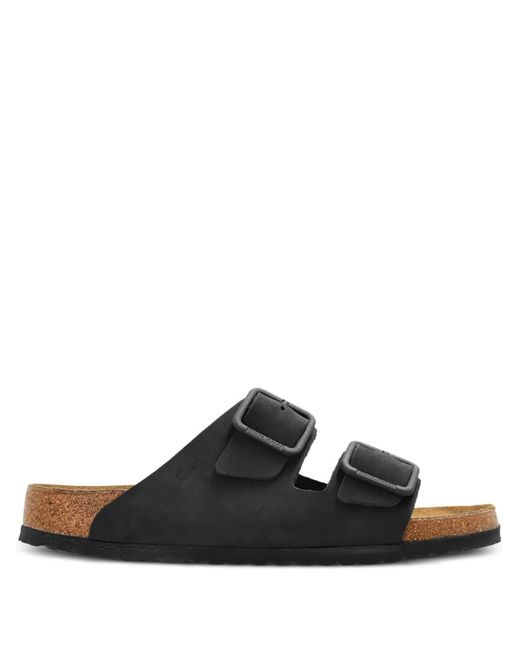 Birkenstock Black Arizona Buckled Sandals for men