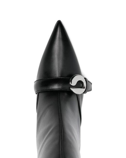 Coperni Black Stiefel Mit Gürtel 75Mm