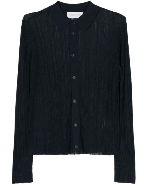 Camisa Kimril con efecto plisado Christian Wijnants de color Black