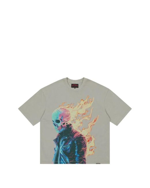 Godspeed Blue Aura D'Inferno Graphic-Print T-Shirt for men