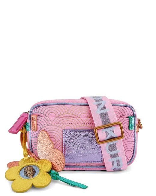 Kurt Geiger Pink Small Southbank Camera Cross Body Bag