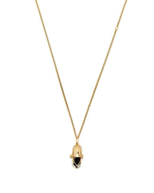 CAPSULE ELEVEN Metallic Capsule Crystal Pendant Necklace