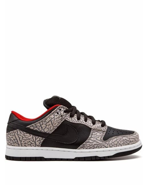 Nike Brown X Supreme Sb Dunk Low Pro Sneakers