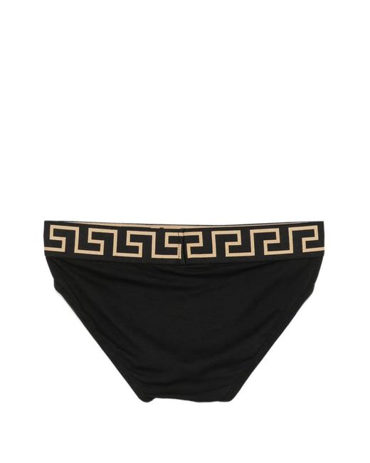 Versace Black Cotton-Jersey Briefs for men