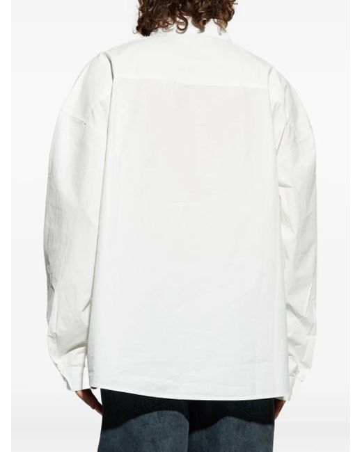 Entire studios White Button-Down Shirt for men