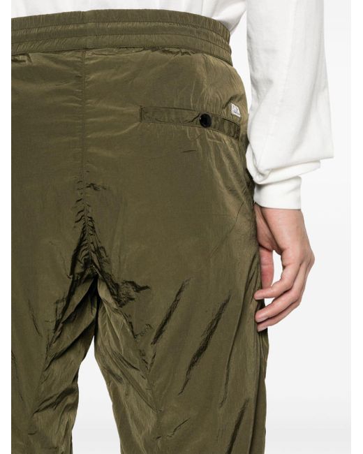 C P Company Green Chrome-r Regular Utility Trousers for men