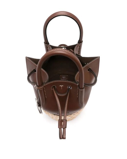 Borsa A Secchiello Mini di Tod's in Natural