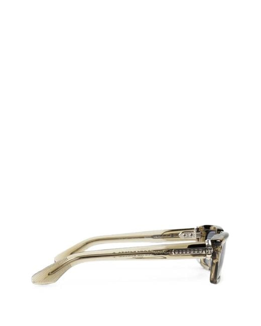 Chrome Hearts Green Miscellanus Rectangle-Frame Sunglasses for men
