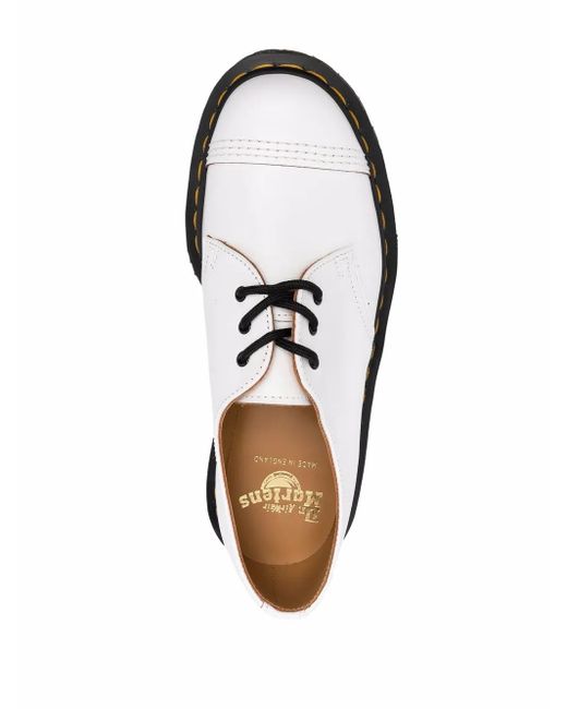 Stringate Bex Toe-Cap di Dr. Martens in White da Uomo