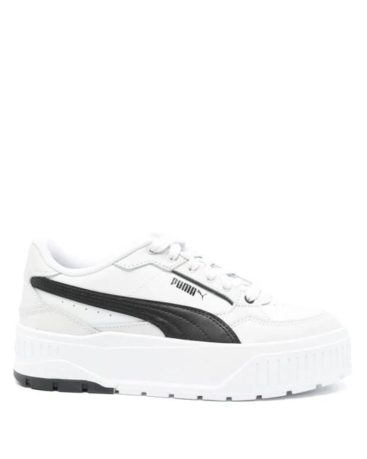 PUMA White Karmen Sneakers