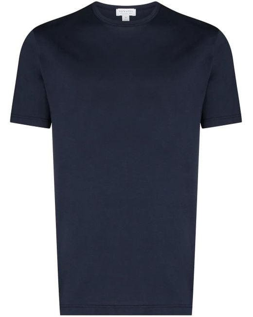 Sunspel Klassisches T-Shirt in Blue für Herren