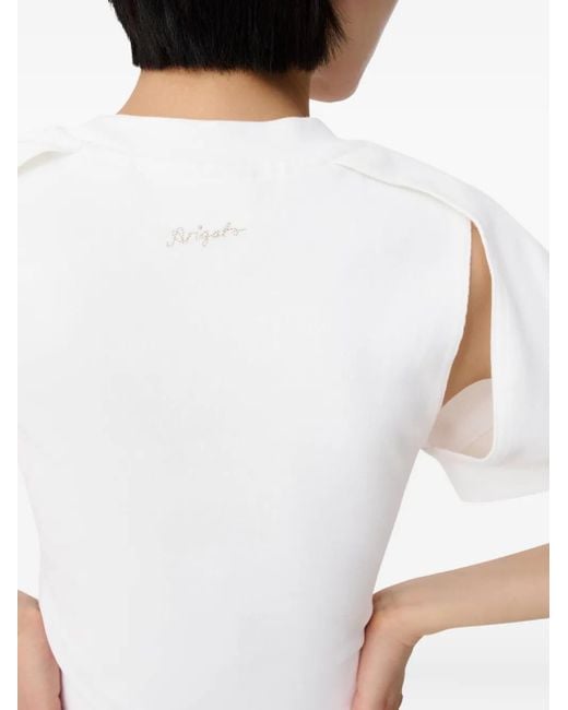 Axel Arigato Uitgesneden T-Shirt in het White