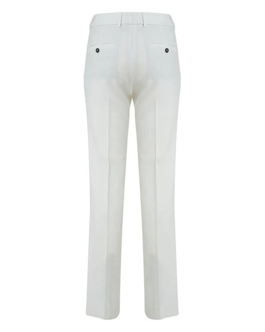 Incotex White Tailored Trousers