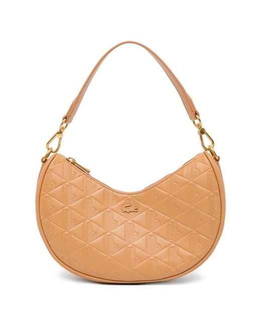 Lacoste White Maheki Shoulder Bag