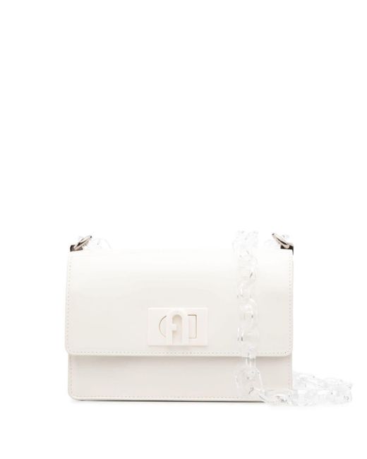 Furla White Mini 1927 Shoulder Bag