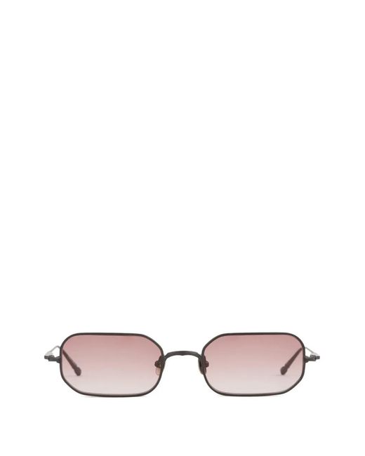 Matsuda Pink Lunettes De Soleil Ovales En Titane for men
