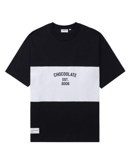 Chocoolate T-Shirt mit Logo-Print in Black für Herren
