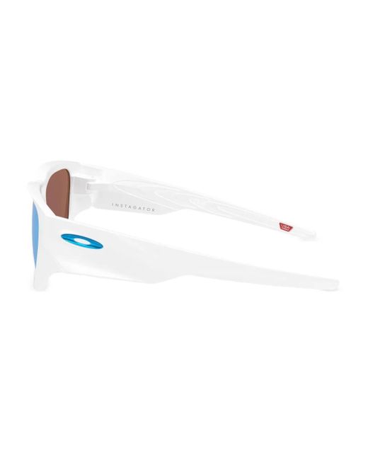 Oakley Blue Instagator Rectangle-Frame Sunglasses for men